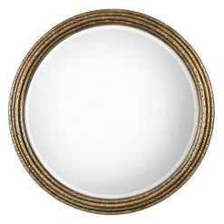 Spera 42 X 42 Inch Gold Wall Mirror, Round, Jim Parsons
