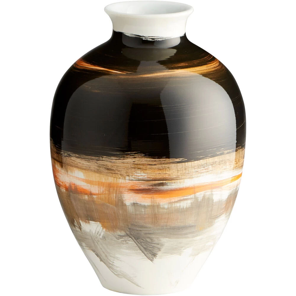 Indian Paint Brush 9 X 7 Inch Vase, Number 1