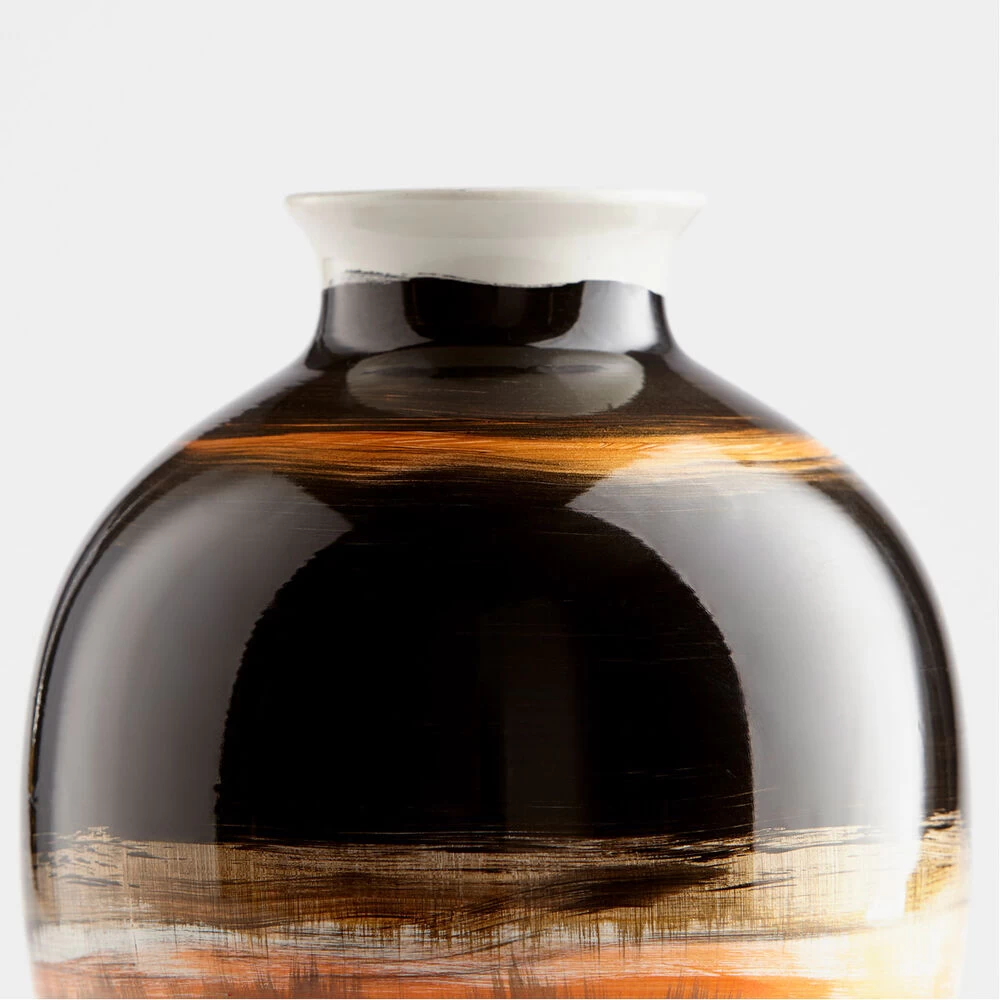 Indian Paint Brush 9 X 7 Inch Vase, Number 1 - Image 4