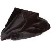 Carter 55 Inch Angora Ebony Throw