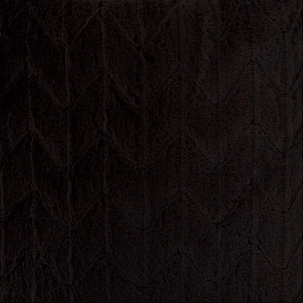 Carter 55 Inch Angora Ebony Throw - Image 4