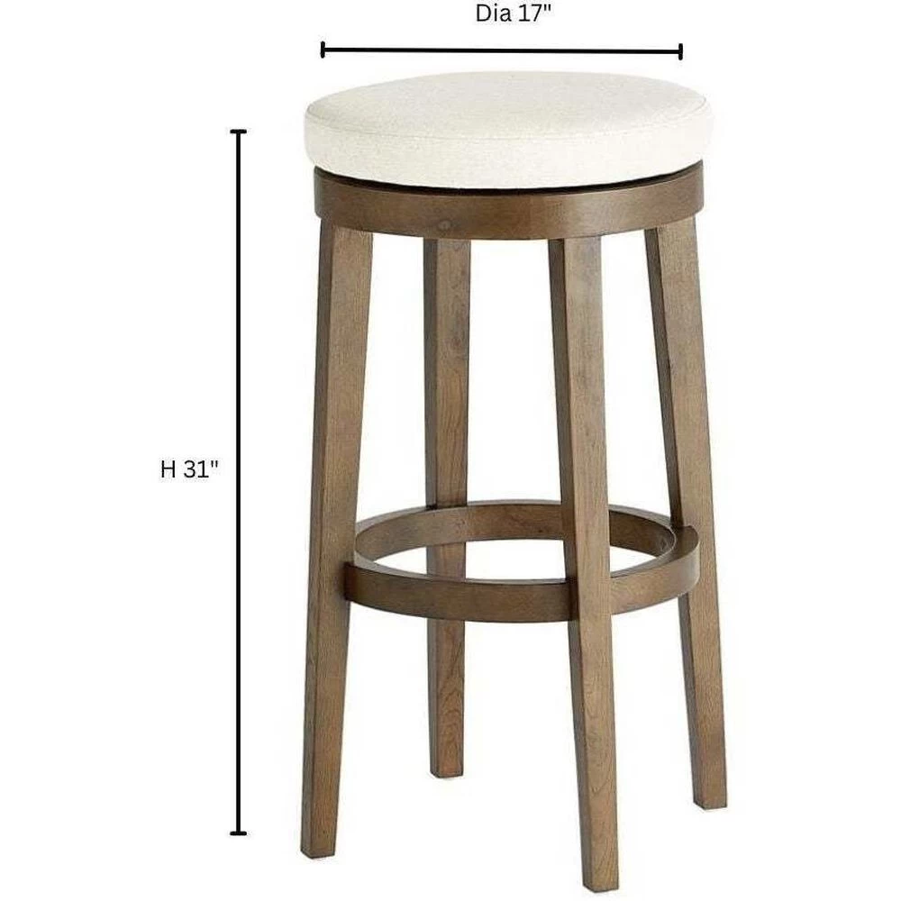 Archon 31 Inch Brown Bar Stool - Image 4