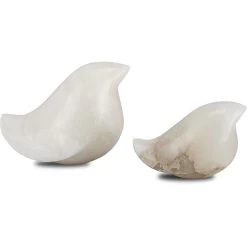 Saras Bird 5 X 5 Inch Sculptures, Set Of 2