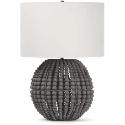 Tropez 27.5 Inch 150.00 Watt Grey Table Lamp Portable Light