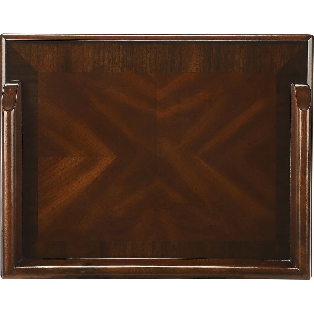 Hardwick 18 X 14 Inch Plantation Cherry Serving Table - Image 3