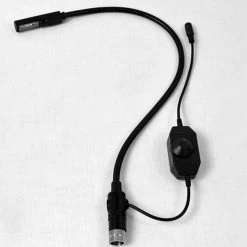 X-LED Series 18 Inch 1.50 Watt Black Gooseneck Task Light Portable Light, With US Power Supply