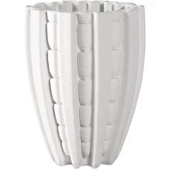 Fluted 10.5 Inch Vase, Medium