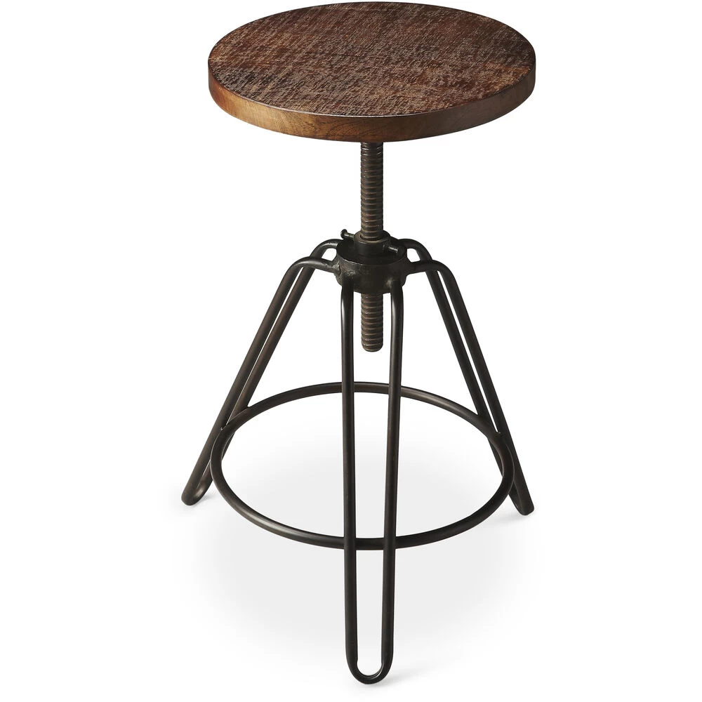 Industrial Chic Trenton Metal & Wood 30 Inch Metalworks Barstool