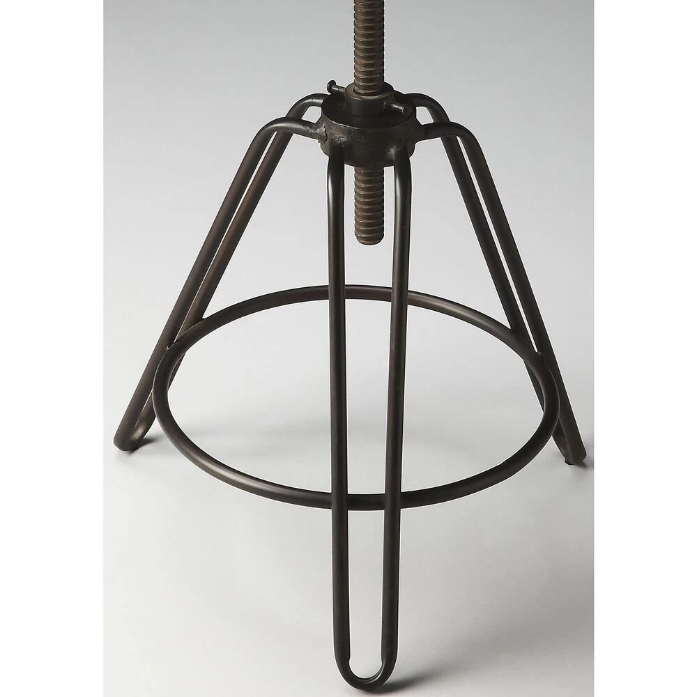 Industrial Chic Trenton Metal & Wood 30 Inch Metalworks Barstool - Image 3