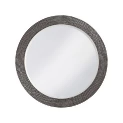 Lancelot 32 X 21 Inch Glossy Charcoal Wall Mirror