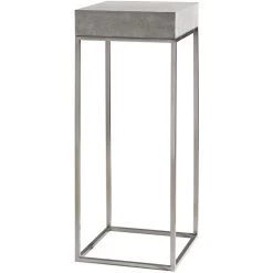 Jude Plant Concrete And Stainless Steel Plant Stand