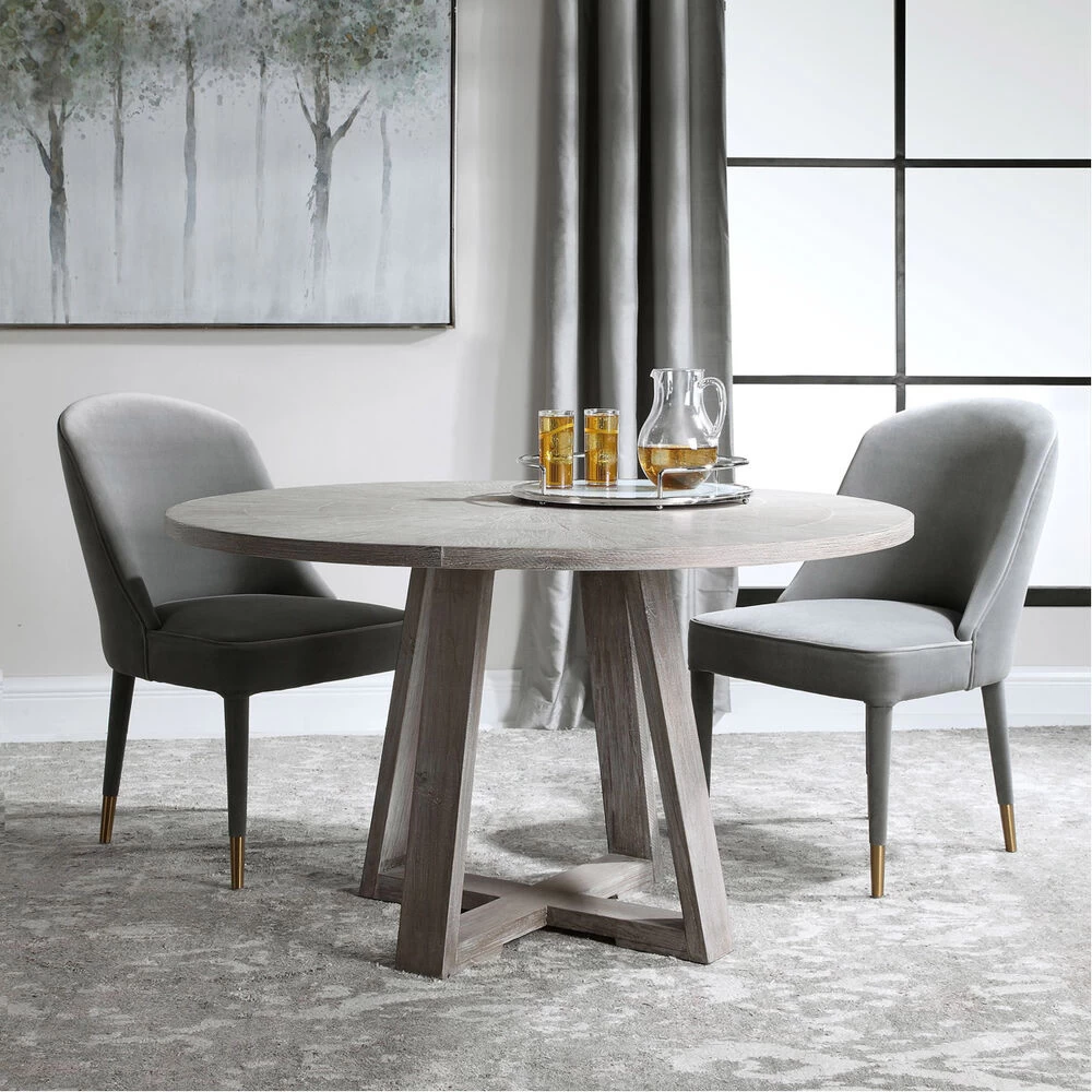 Gidran 52 X 30 Inch Gray Dining Table - Image 2