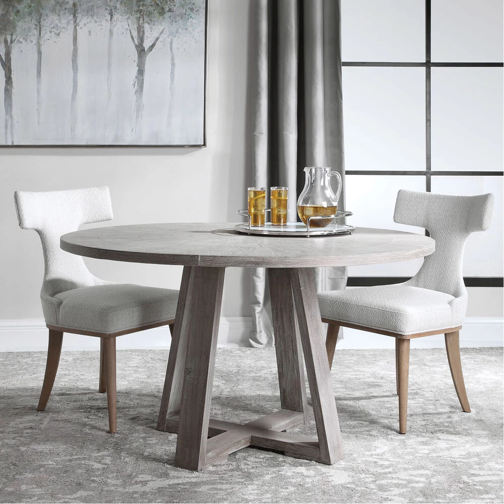 Gidran 52 X 30 Inch Gray Dining Table - Image 6