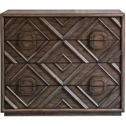 Mindra Deep Walnut Drawer Chest