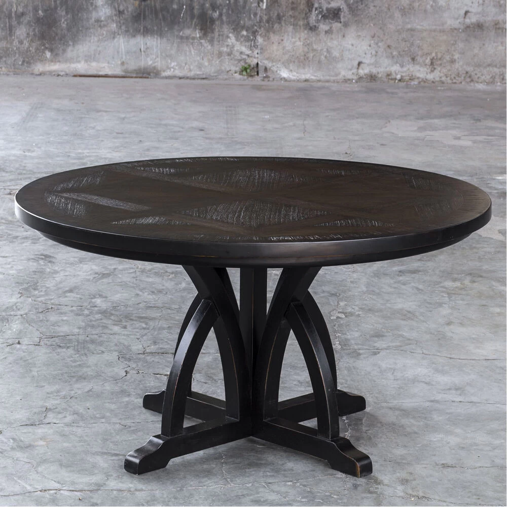Maiva 56 X 30 Inch Black Dining Table - Image 3