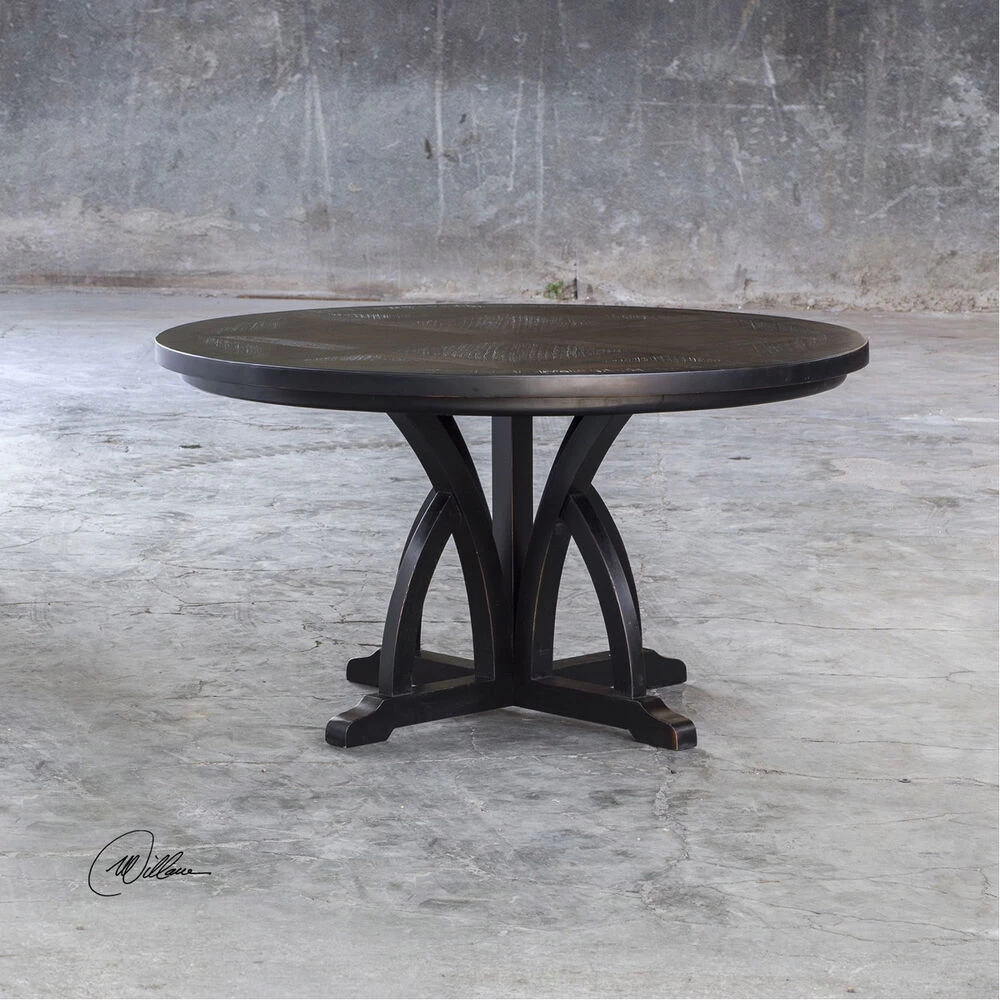 Maiva 56 X 30 Inch Black Dining Table - Image 6