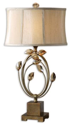 Alenya 29 Inch 100 Watt Burnished Gold Lamps Portable Light