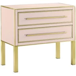 Arden Silver Peony/Satin Brass Chest