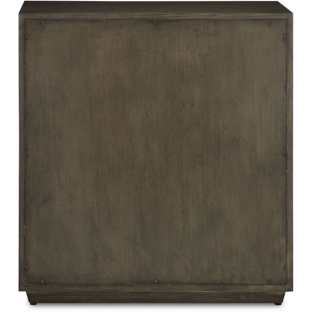 Kendall Dove Gray And Polished Brass Chest - Image 4