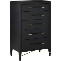 Verona Chanterelle And Coffee And Champagne Five-Drawer Chest