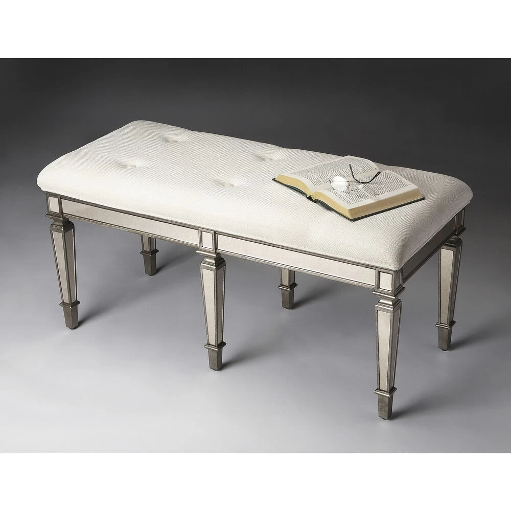 Masterpiece Celeste Mirrored Bench - Image 2
