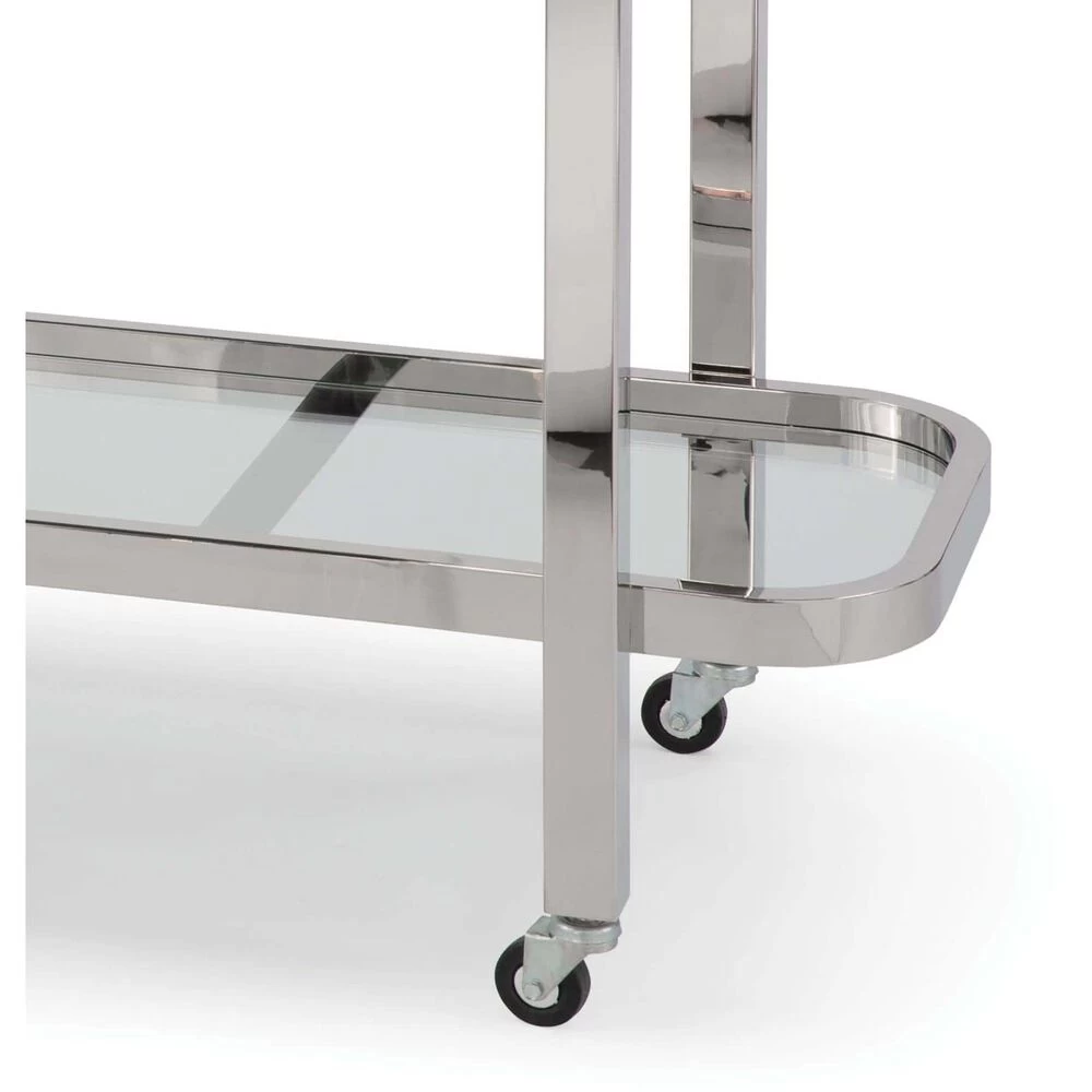 Carter Stainless Steel Bar Cart - Image 2