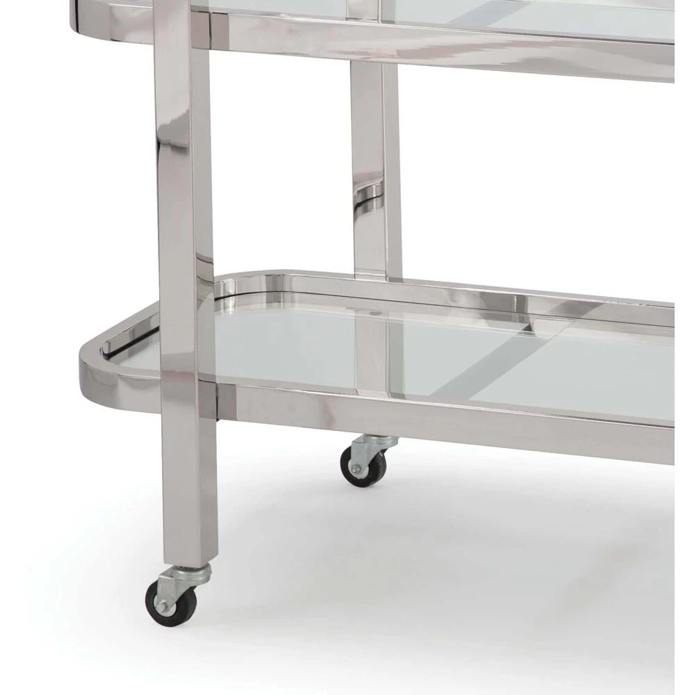 Carter Stainless Steel Bar Cart - Image 5