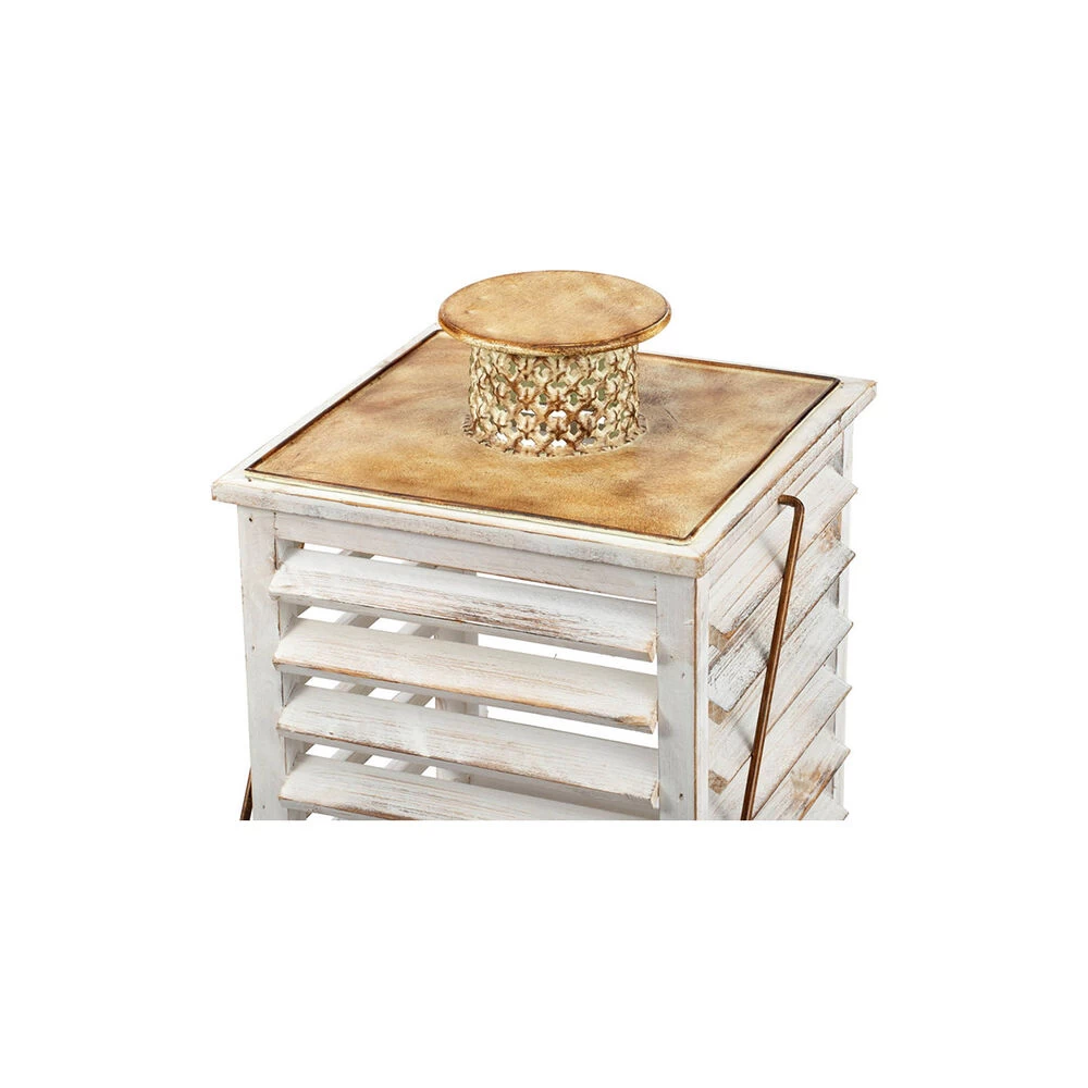 Hesper 19 X 7 Inch White Patio Candle Lanterns, Set Of 2 - Image 5