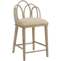 Wildwood 36 Inch Light Taupe/Light Taupe Counter Stool