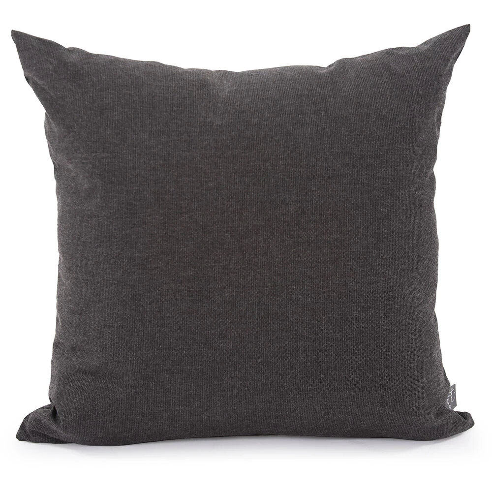 Seascape 20 Inch Seascape Charcoal Outdoor Pillow