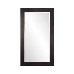 Wilde 84 X 48 Inch Ostrich Textured Faux Leather Floor Mirror