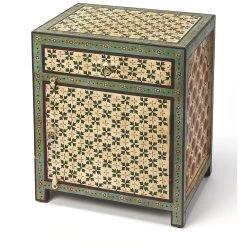 Perna Hand Painted Artifacts Chest/Cabinet