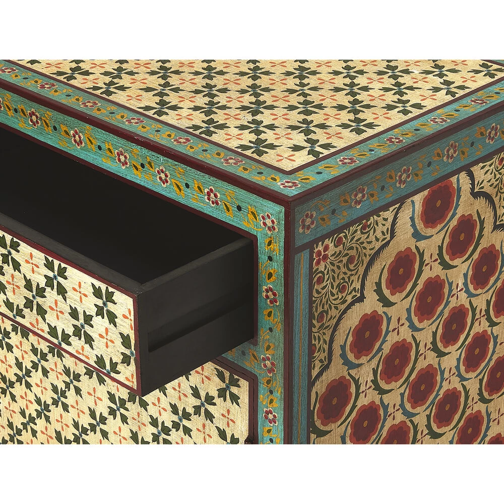 Perna Hand Painted Artifacts Chest/Cabinet - Image 6