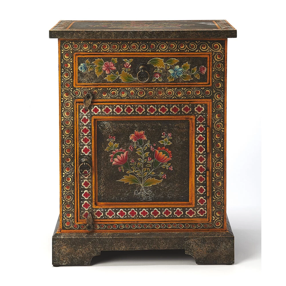 Bihar Hand Painted Artifacts Chest/Cabinet - Image 3