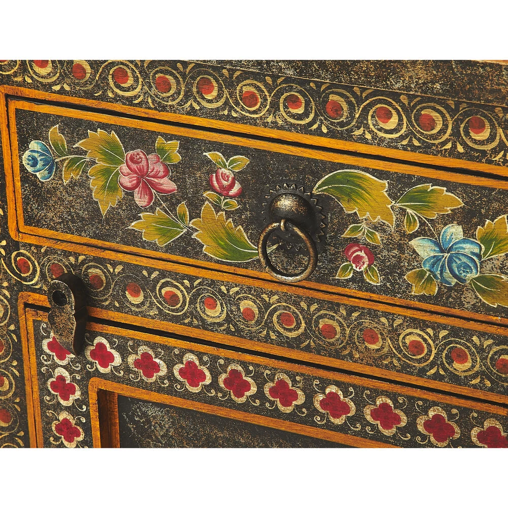Bihar Hand Painted Artifacts Chest/Cabinet - Image 7