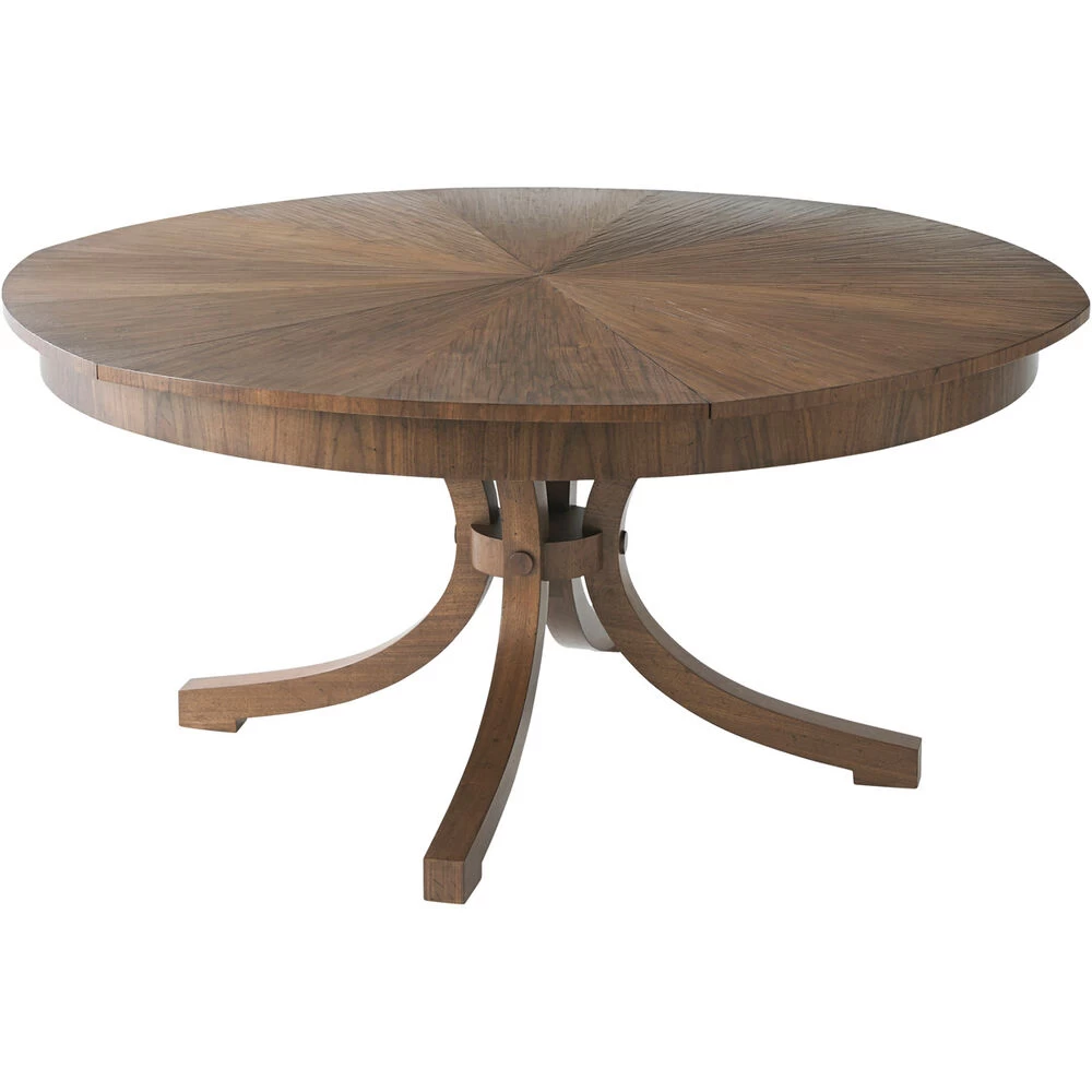 NoDa 78 X 78 Inch Hewn Hazel Walnut Dining Table, Extending - Image 2