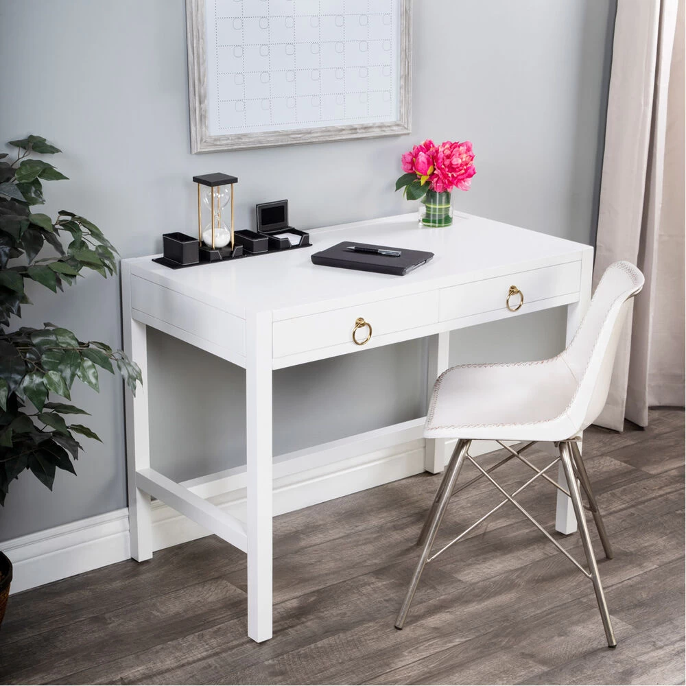 Lark Desk In White - Image 2