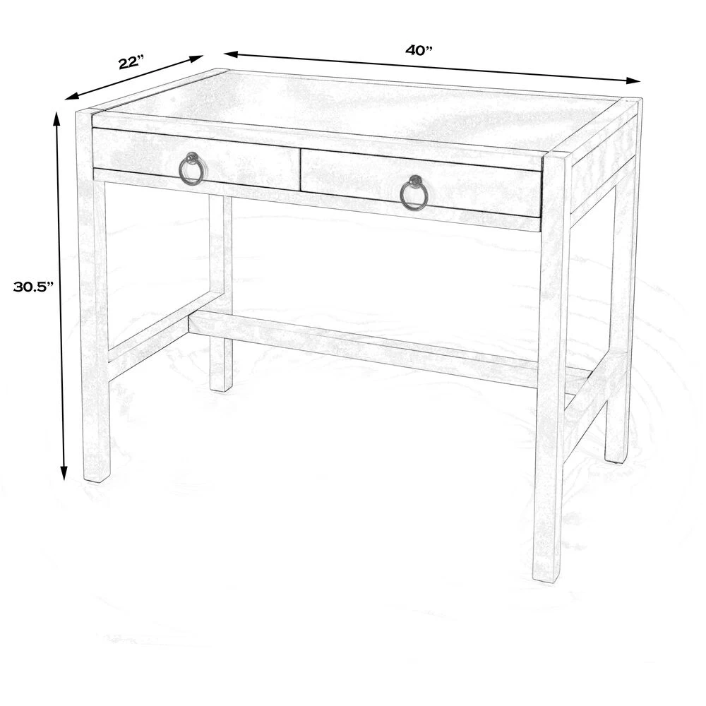 Lark Desk In White - Image 3