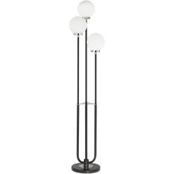 Madison Park 68 Inch 60.00 Watt Black Floor Lamp Portable Light