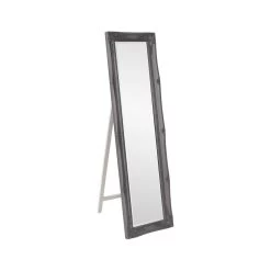 Queen Ann 66 X 18 Inch Glossy Charcoal Floor Mirror