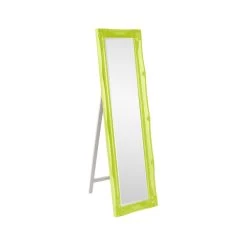 Queen Ann 66 X 18 Inch Glossy Green Floor Mirror
