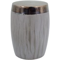 Cohen 18 Inch Bronze/Brown Garden Stool