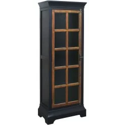 Haight Grain De Bois Noir Bookcase