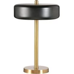 Frederick Cooper 20 Inch 60.00 Watt Antique Brass/Black Desk Lamp Portable Light