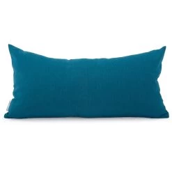Seascape 22 Inch Seascape Turquoise Outdoor Pillow