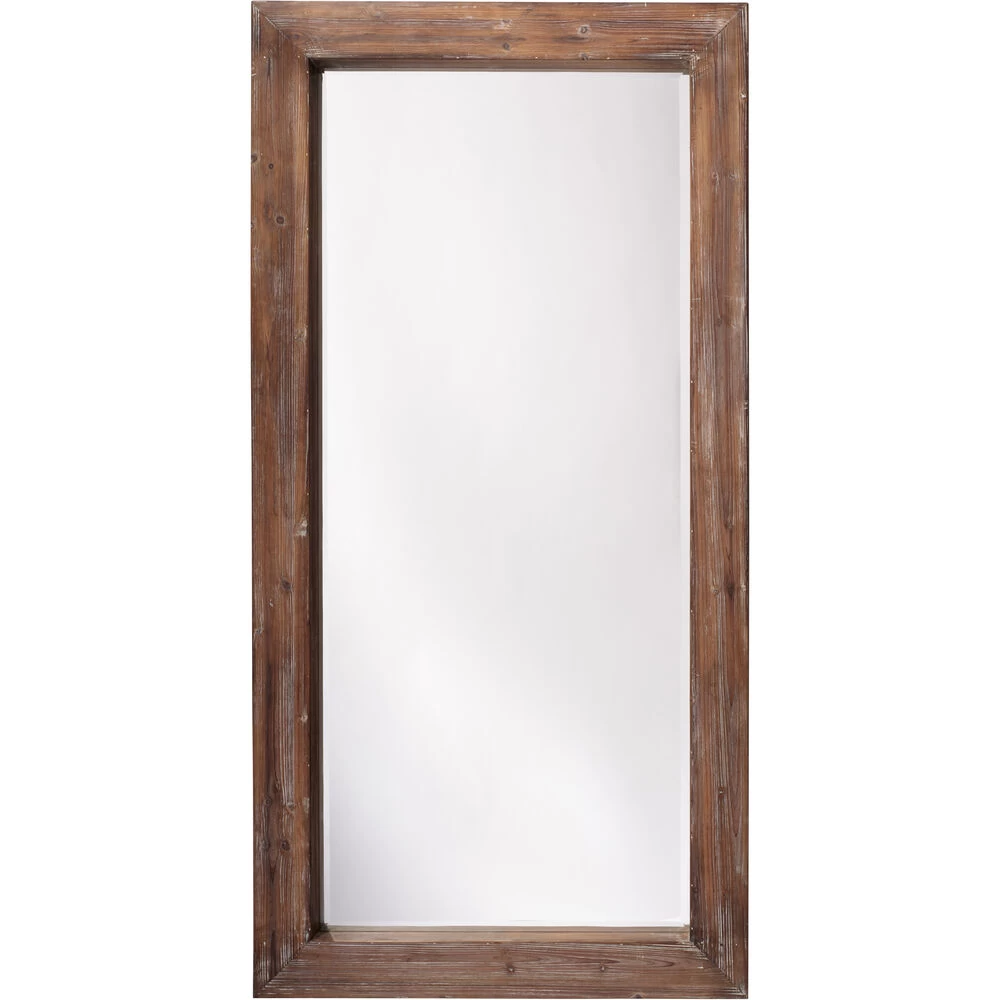 Reclaimed 60 X 30 Inch Grey Floor Mirror