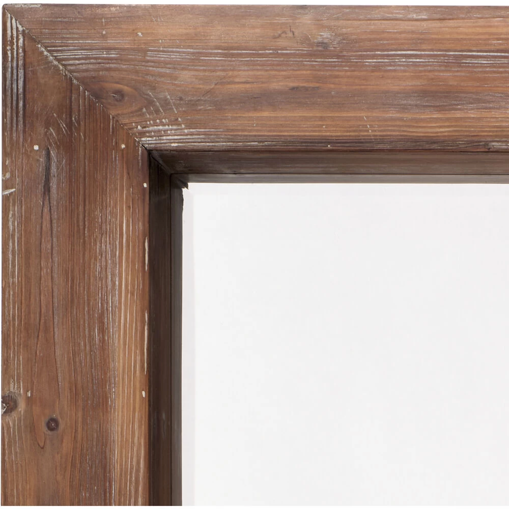 Reclaimed 60 X 30 Inch Grey Floor Mirror - Image 4