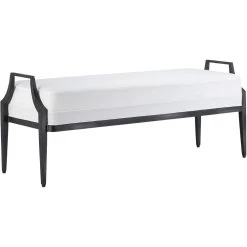 Torrey French Black Bench