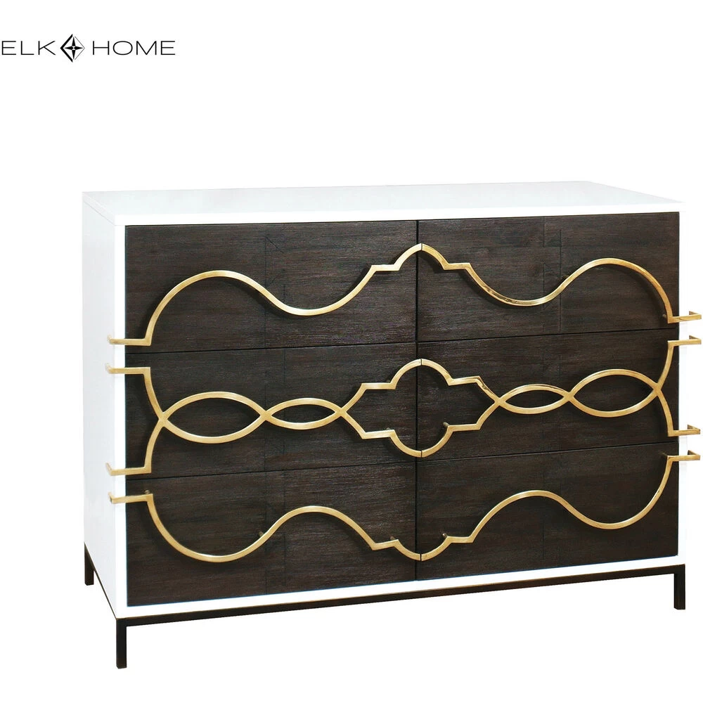 Stellenbosch Dark Brown With White And Gold Chest - Image 3