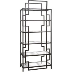 McGuire Antique Black Bookcase